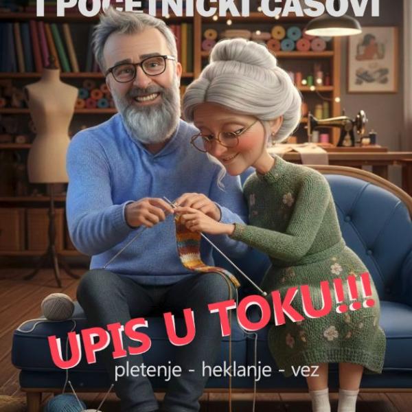 Časovi pletenja,  heklanja, veza
